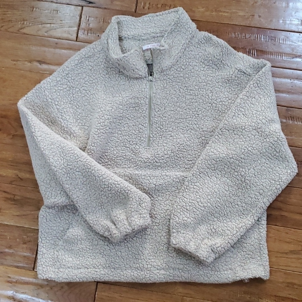 S.k. manor hill Half Zip Fleece Wool Pile
